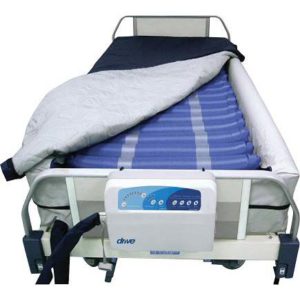 Alternating Pressure Mattress Replacement System with Low Air Loss with Defined Perimeter