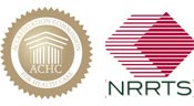 ACHC logo and NRRTS logo